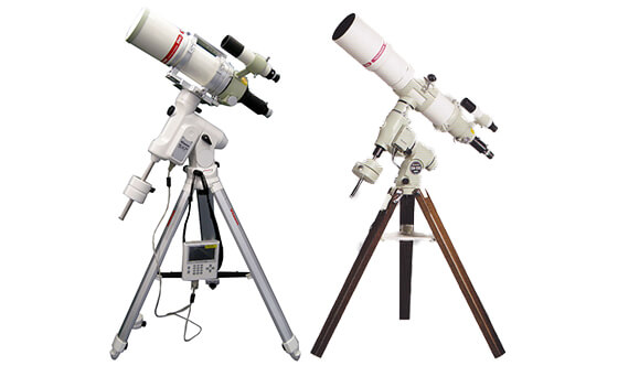 高橋製作所の天体望遠鏡とスカイウォッチャーの自動追尾赤道儀のセット