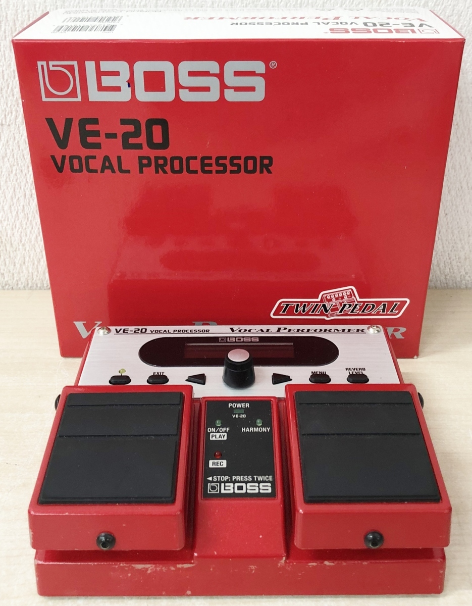 BOSSのボーカルエフェクター「VE-20 Vocal Performer」を買取いたしました